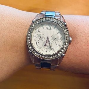 Two-Tone Clear A|X watch